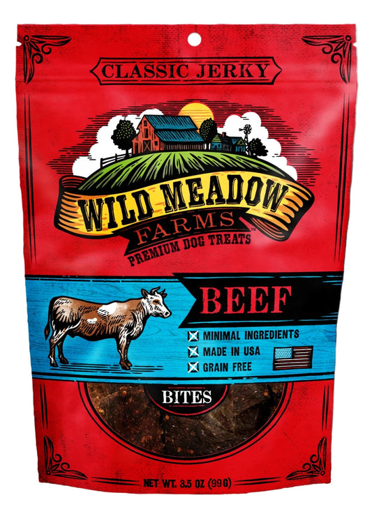 Dog Treats Premium Beef Chews 3.5oz Training Rewards Premium - detail view