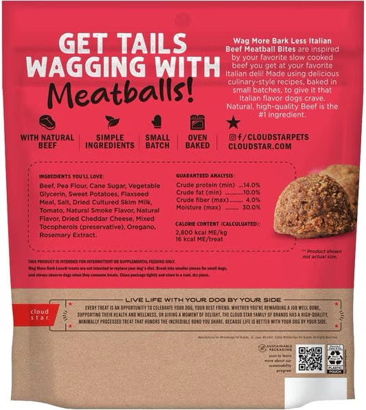 Wagmore Grain Free Beef Meatball Bites Dog Treats (14oz) - Soft Dog Treats - The Family Pet