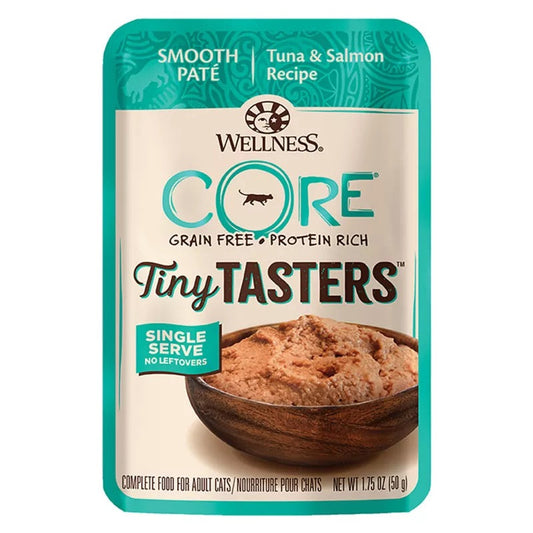 Wellness Core Tiny Tasters Tuna & Salmon Wet Cat Food - Wellness Wet Cat Food - The Family Pet