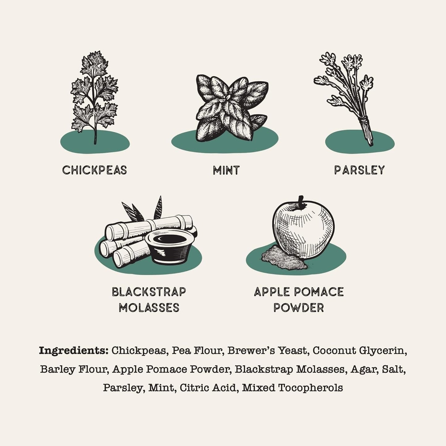 Dog Treat Naturals Chickpea & Mint Dental Sticks Dog Treats (10oz) - Chewy Dog Treats - The Family Pet