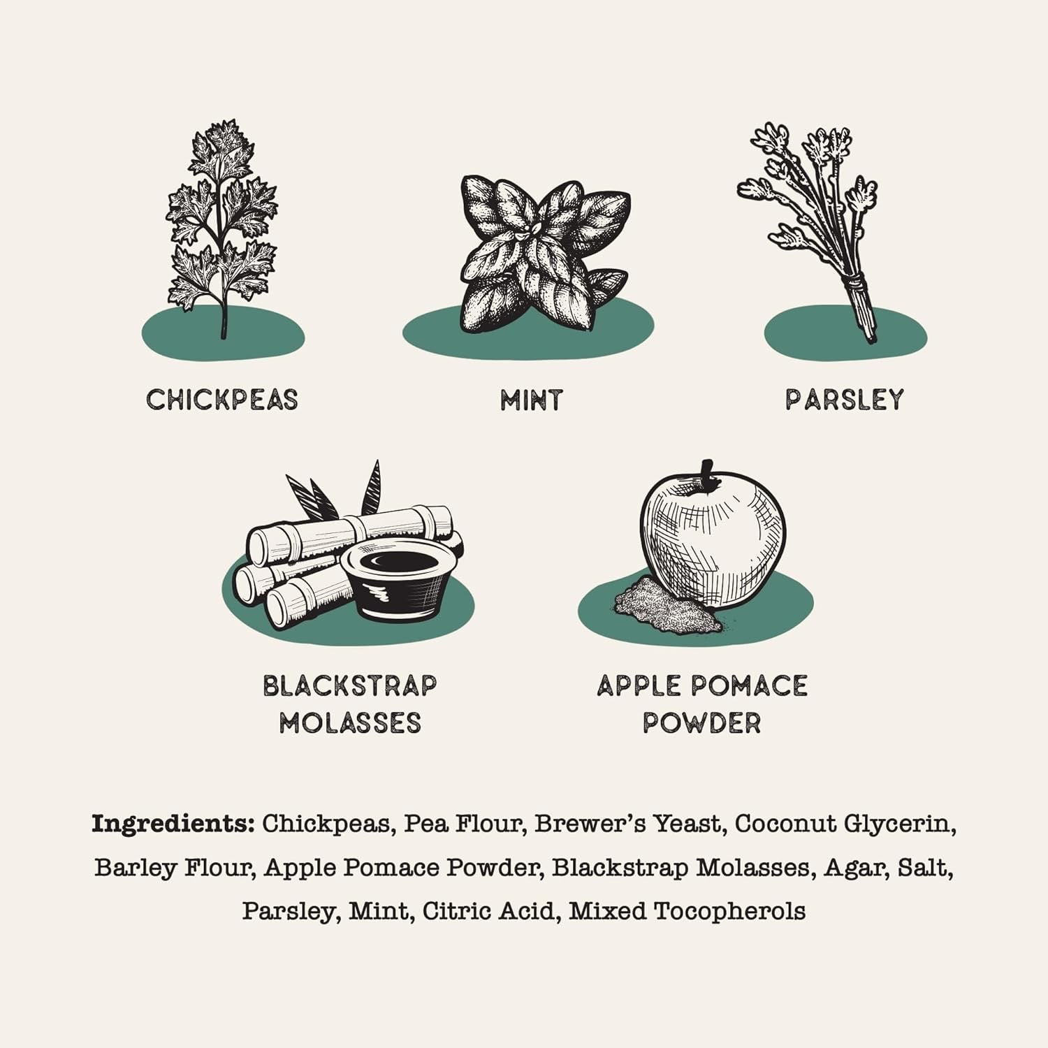 Dog Treat Naturals Chickpea & Mint Dental Sticks Dog Treats (10oz) - Chewy Dog Treats - The Family Pet