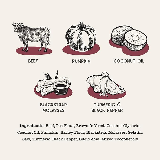 Dog Treat Naturals Superfood Sticks, Beef & Pumpkin Dog Treats (10oz) - Chewy Dog Treats - The Family Pet