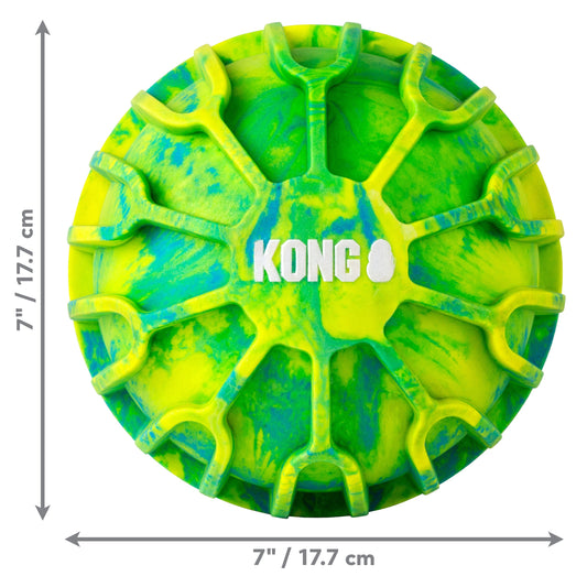 KONG Flexball Sport Ball XL Fetch Dog Toy Durable Play - detail view