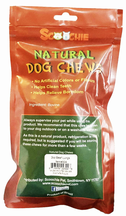 Scoochie Beef Lung (2oz) - Pet Treat - The Family Pet