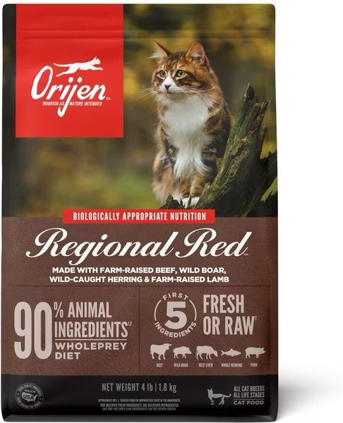 Orijen Regional Red Dry Cat Food - Dry Cat Food - The Family Pet