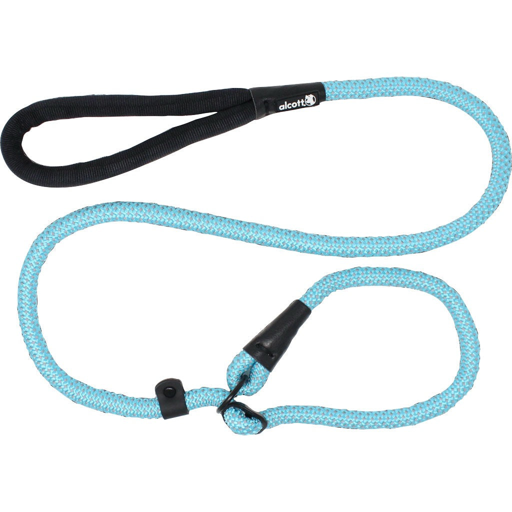Alcott Slip Rope Leash Blue (5ft x 3/4") - main product view | Slip Leash at Purrfect Pet Kingdom