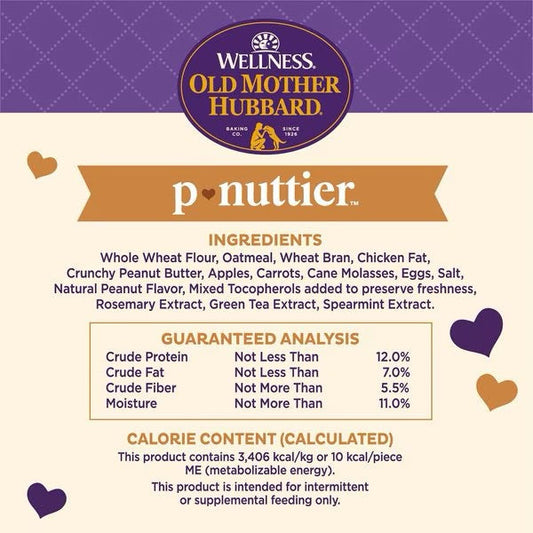 Old Mother Hubbard P-Nuttier Mini Crunchy Dog Treats (20oz) - detail view