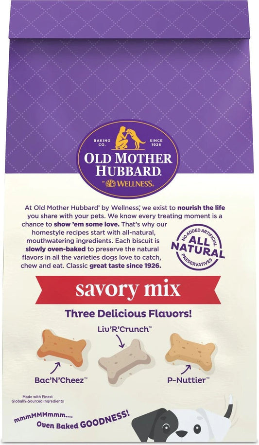 Old Mother Hubbard Savory Mix Assortment Mini Crunchy Dog Treats (20oz) - The Family Pet
