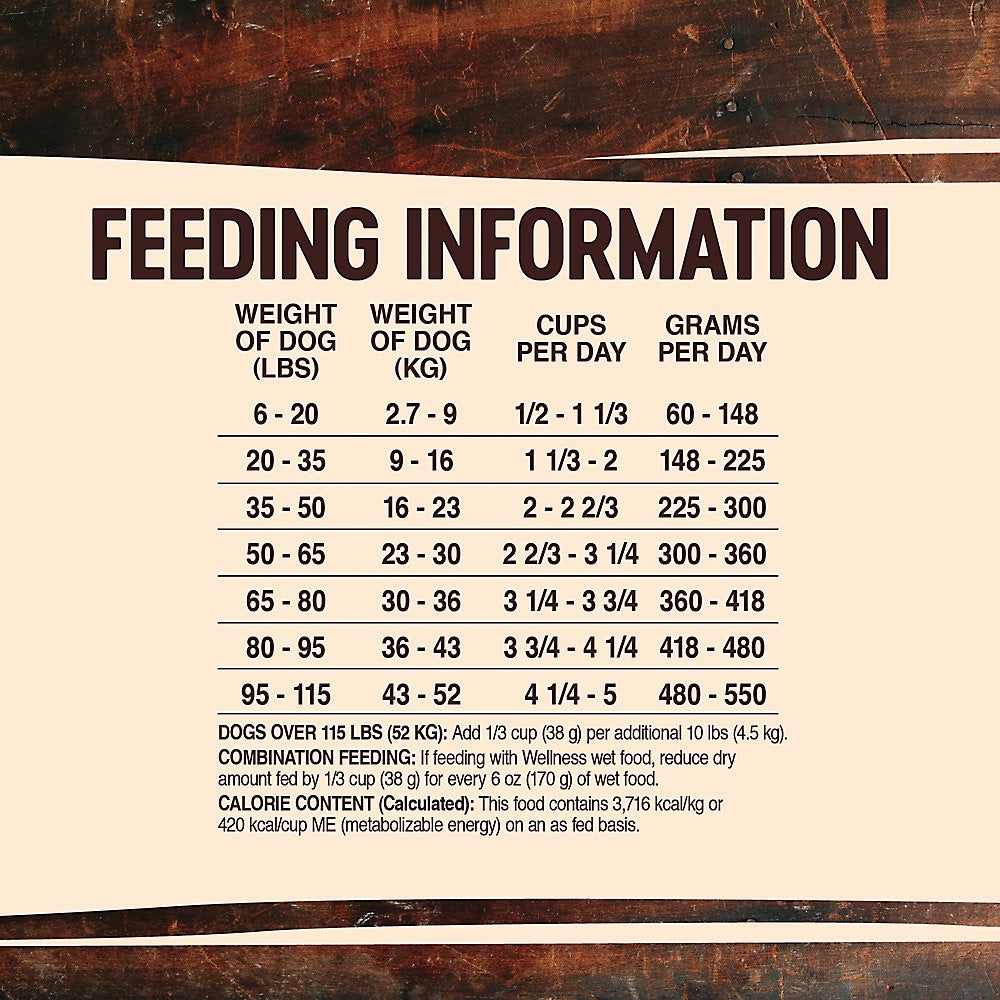 Wellness Core RawRev Deboned Turkey & Chicken Meal Dry Dog Food (4lb) - Wellness Dry Dog Food - The Family Pet