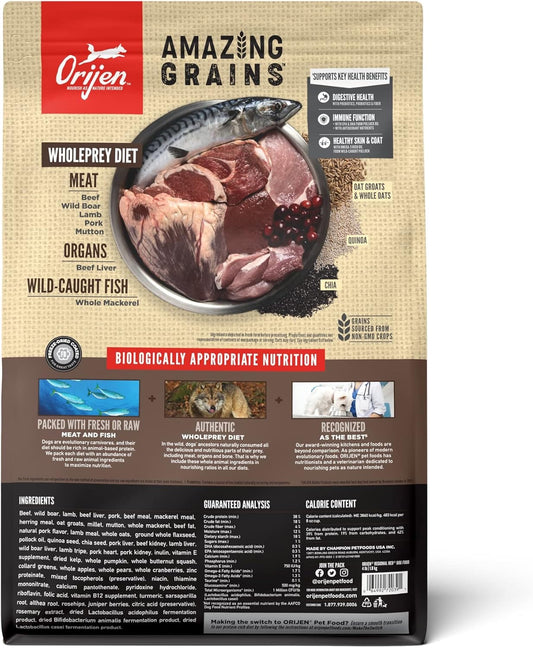Orijen Amazing Grains Regional Red Dry Dog Food - Orijen Dry Dog Food - The Family Pet