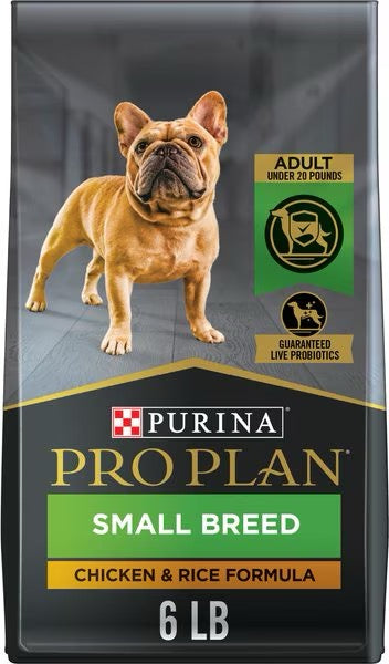 Pro Plan Adult Small Breed Shredded Blend Chicken & Rice Formula Dry Dog Food (6lb) - Dry Dog Food - The Family Pet