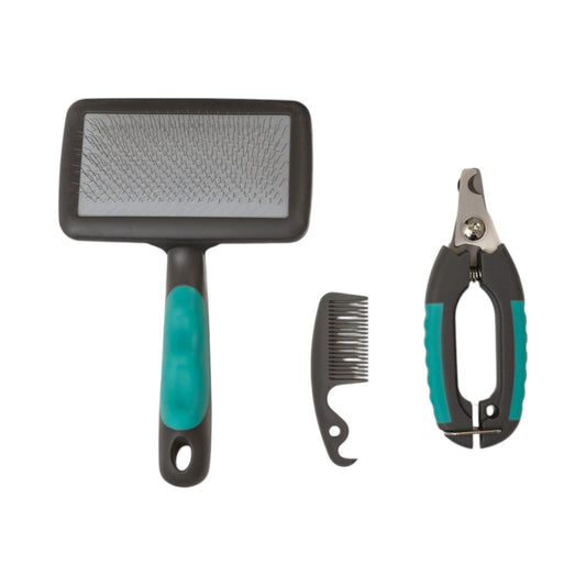 Country Living All-in-One 3-Piece Dog Grooming Kit for a