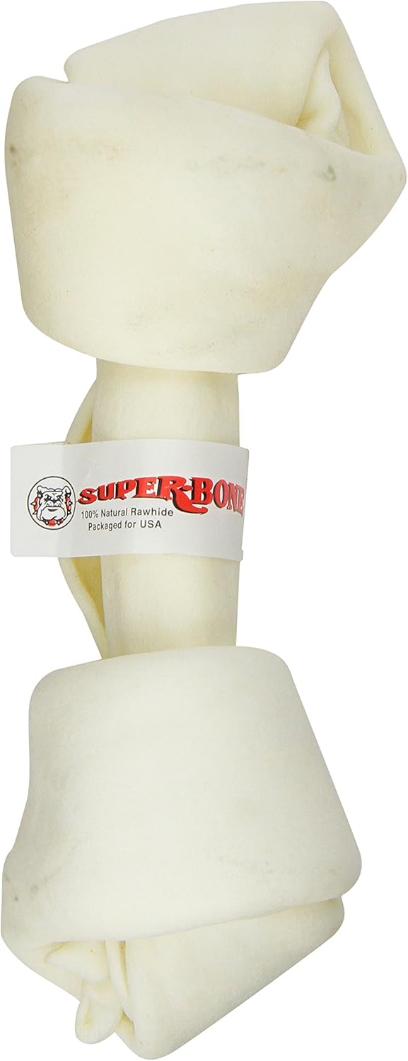 Lennox Super Bone White Knot Dog Chew (10 - 11 inch) - Dog Chews - The Family Pet