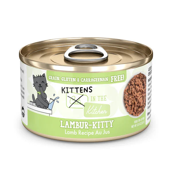 Cats in the Kitchen Kitten Lambur - kitty Lamb Recipe Au Jus (3oz) - Cats in the Kitchen Wet Cat Food - The Family Pet