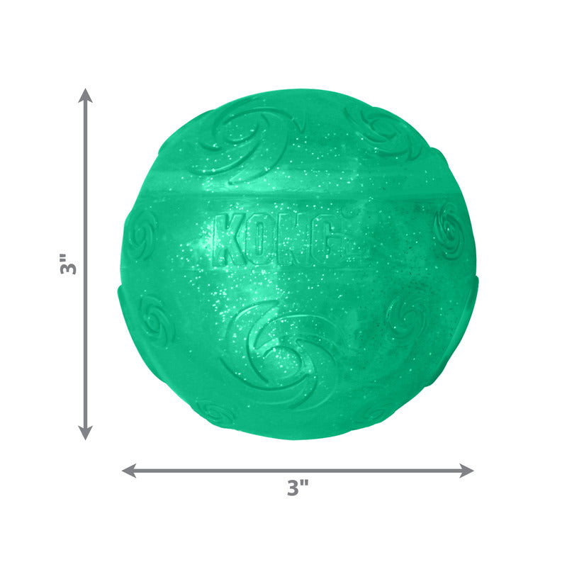 Kong Squeezz Crackle Ball - Kong Dog Toys - The Family Pet