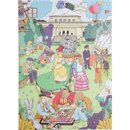Lawn Art 1000 Piece Jigsaw Puzzle Birdie