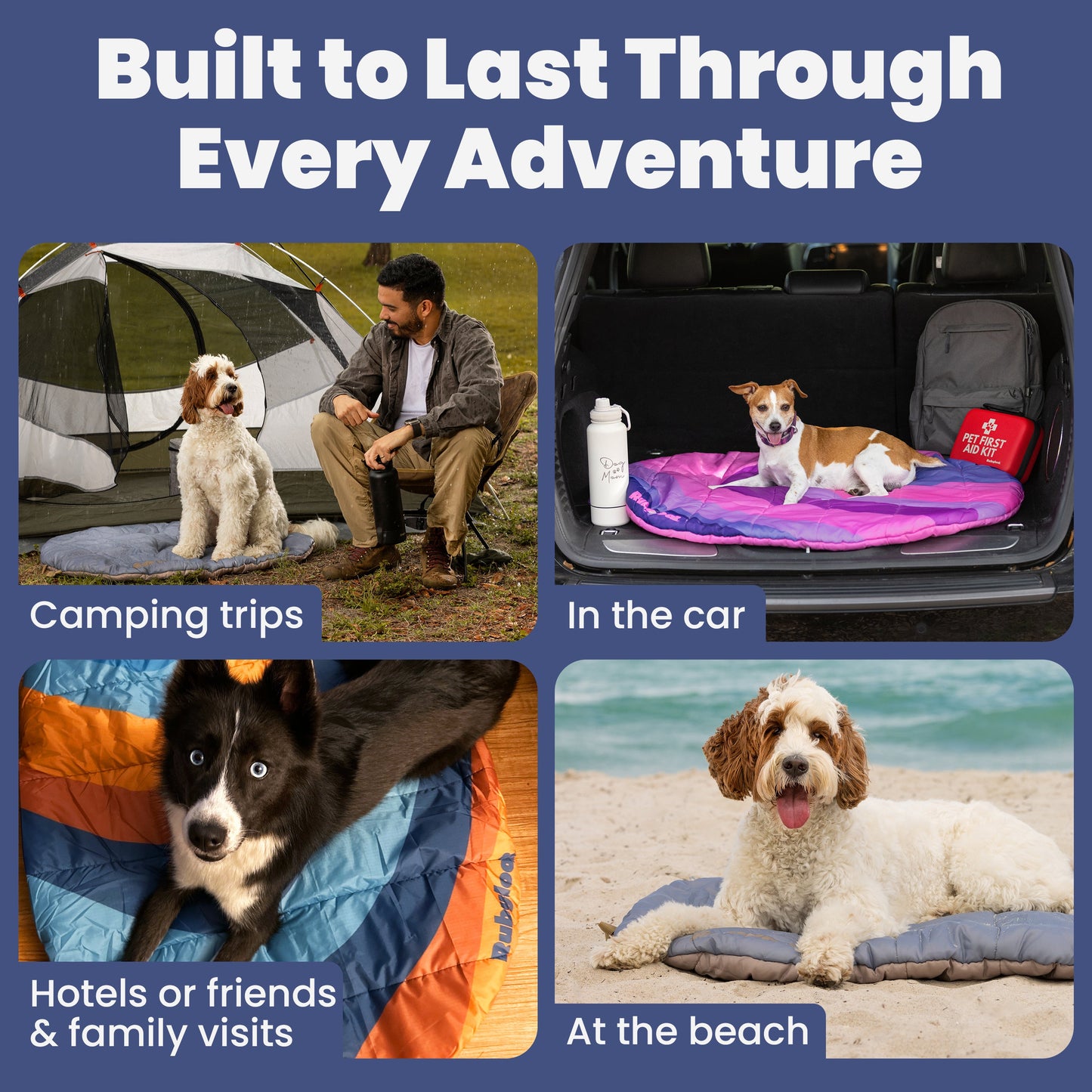 Travel Dog Bed Foldable Water Resistant ๐พ