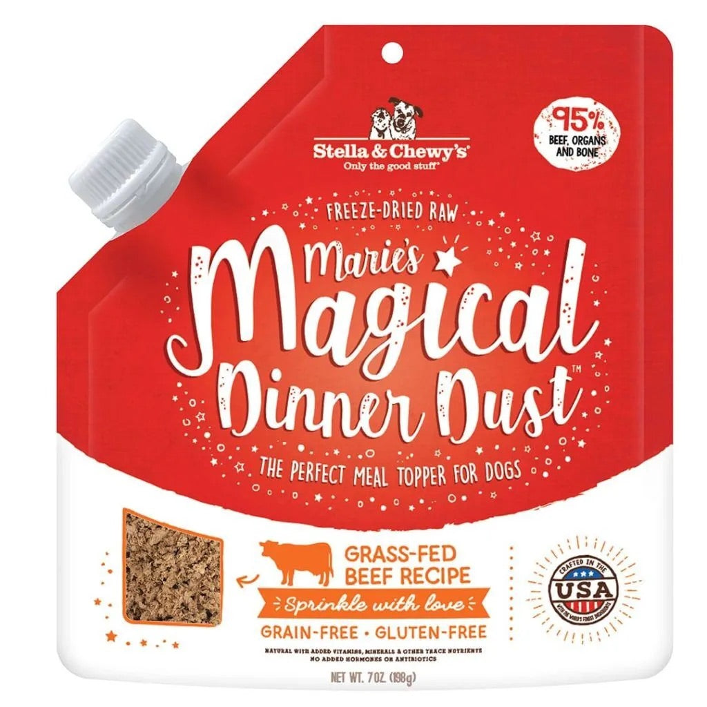 Stella & Chewy's Freeze Dried Magical Dinner Dust Beef Dog Food (7oz) - Stella & Chewy's Freeze Dried Dog Food - The Family Pet