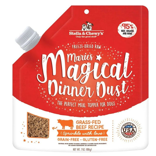 Stella & Chewy's Freeze Dried Magical Dinner Dust Beef Dog Food (7oz) - Stella & Chewy's Freeze Dried Dog Food - The Family Pet