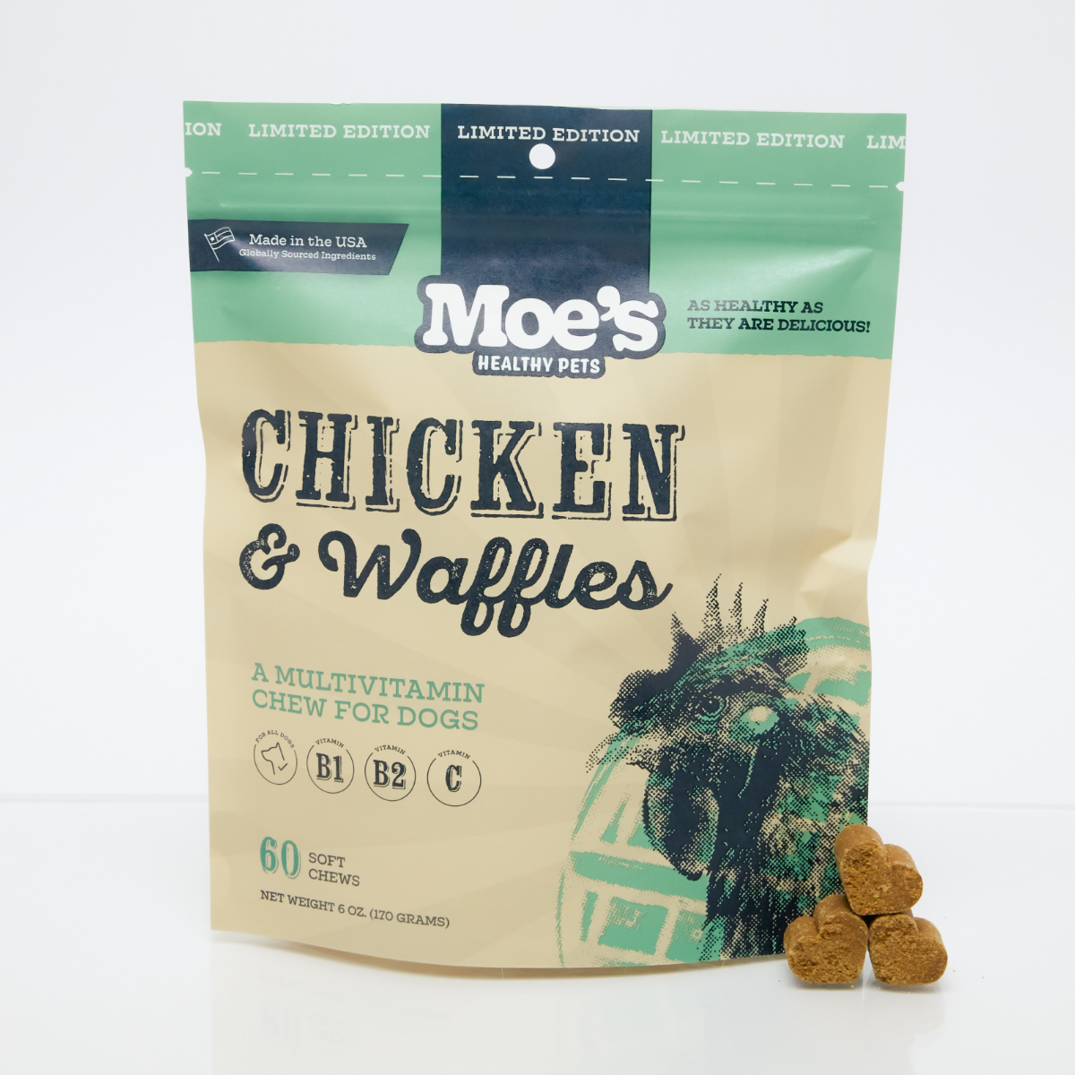 Chicken and Waffles Chews - Purrfect Pet Kingdom