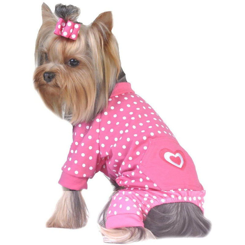 Pink Heart Dog Jammies