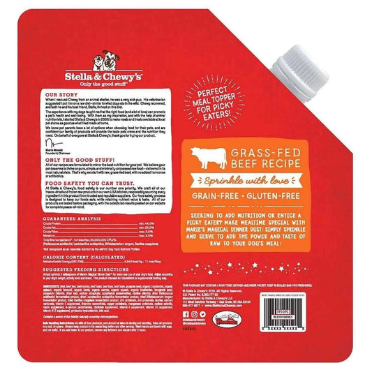 Stella & Chewy's Freeze Dried Magical Dinner Dust Beef Dog Food (7oz)