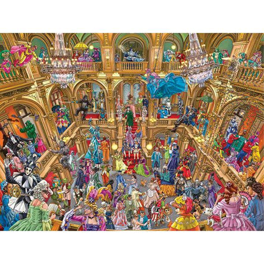 Masked Ball 1500 Piece Jigsaw Puzzle Heye