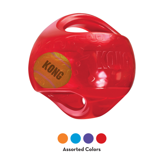 KONG Jumbler Ball Fetch Dog Toy Durable Play - detail view