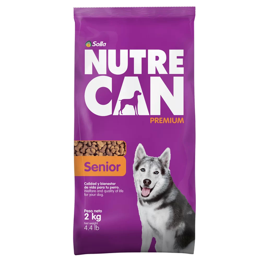 Solla Nutrecan Premium Senior Dog Food (4.4 lb / 2 kg) - Nutre Can Dog Food - Farmacias Savia - Default Title - 7702712002442