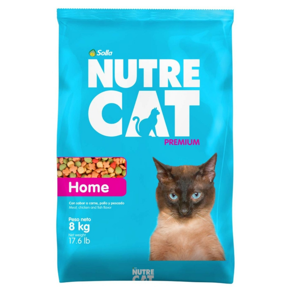 Solla Nutrecat Premium Home Cat Food (17.6 lb / 8 kg) - Nutre Cat Cat Food - Farmacias Savia - Default Title - 7.70271E+12