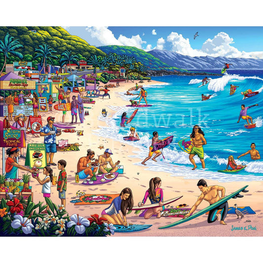 North Shore, Hawaii 500 Piece Jigsaw Puzzle Boardwalk