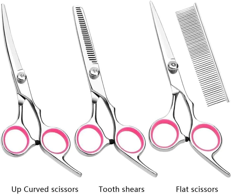 Dog Grooming Scissors Professional Kit Stainless Steel ✂️