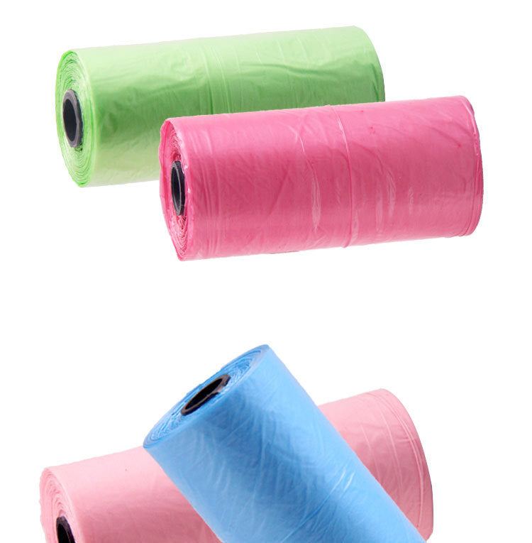 Pet Poop Bags Disposable Dog Perros Waste Bag Bulk Poop 5 Roll(75Pcs) Bags with Paw Prints Clean Pick Up Tools Pet Items - Purrfect Pet Kingdom