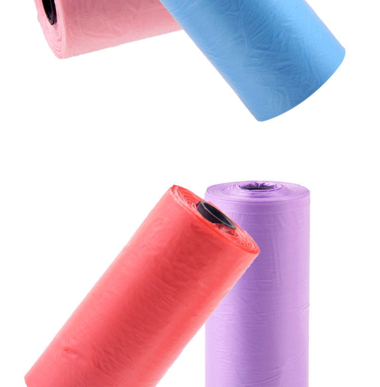 Pet Poop Bags Disposable Dog Perros Waste Bag Bulk Poop 5 Roll(75Pcs) Bags with Paw Prints Clean Pick Up Tools Pet Items - Purrfect Pet Kingdom