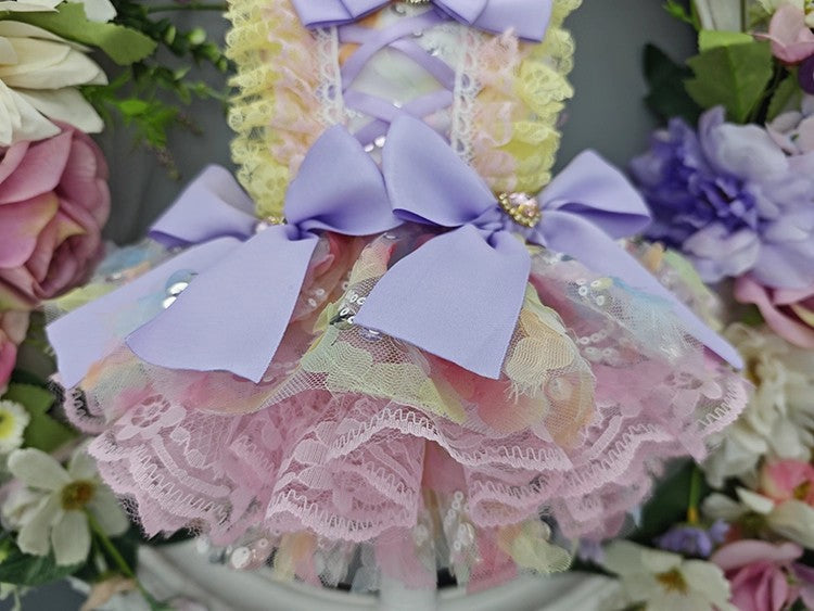 Handmade Luxury Dog Dress Princess Lace Tutu - Purrfect Pet Kingdom