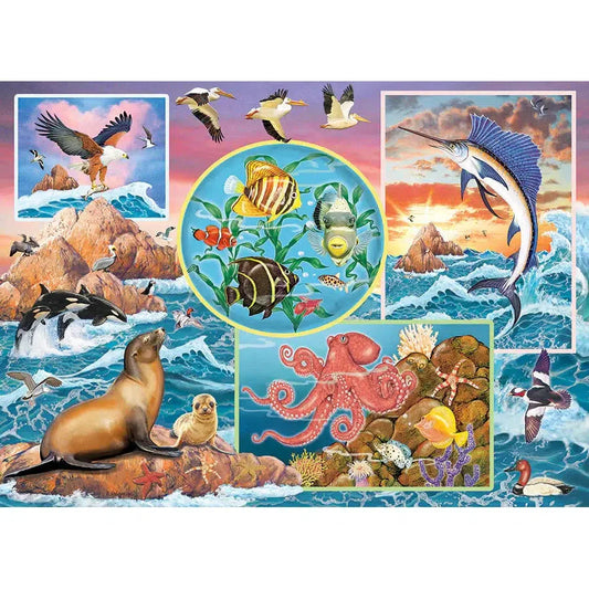 Ocean Magic 350 Piece Family Jigsaw Puzzle Cobble Hill