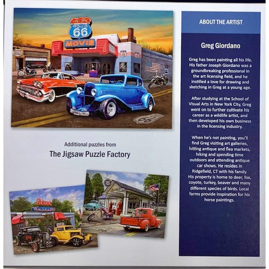 Old Time Movie Nostalgic America 500 Piece Jigsaw Puzzle Leap Year