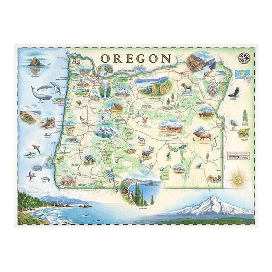 Oregon 1000 Piece Jigsaw Puzzle Xplorer Maps
