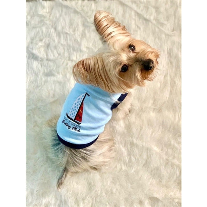 Sail Boat Dog Tee