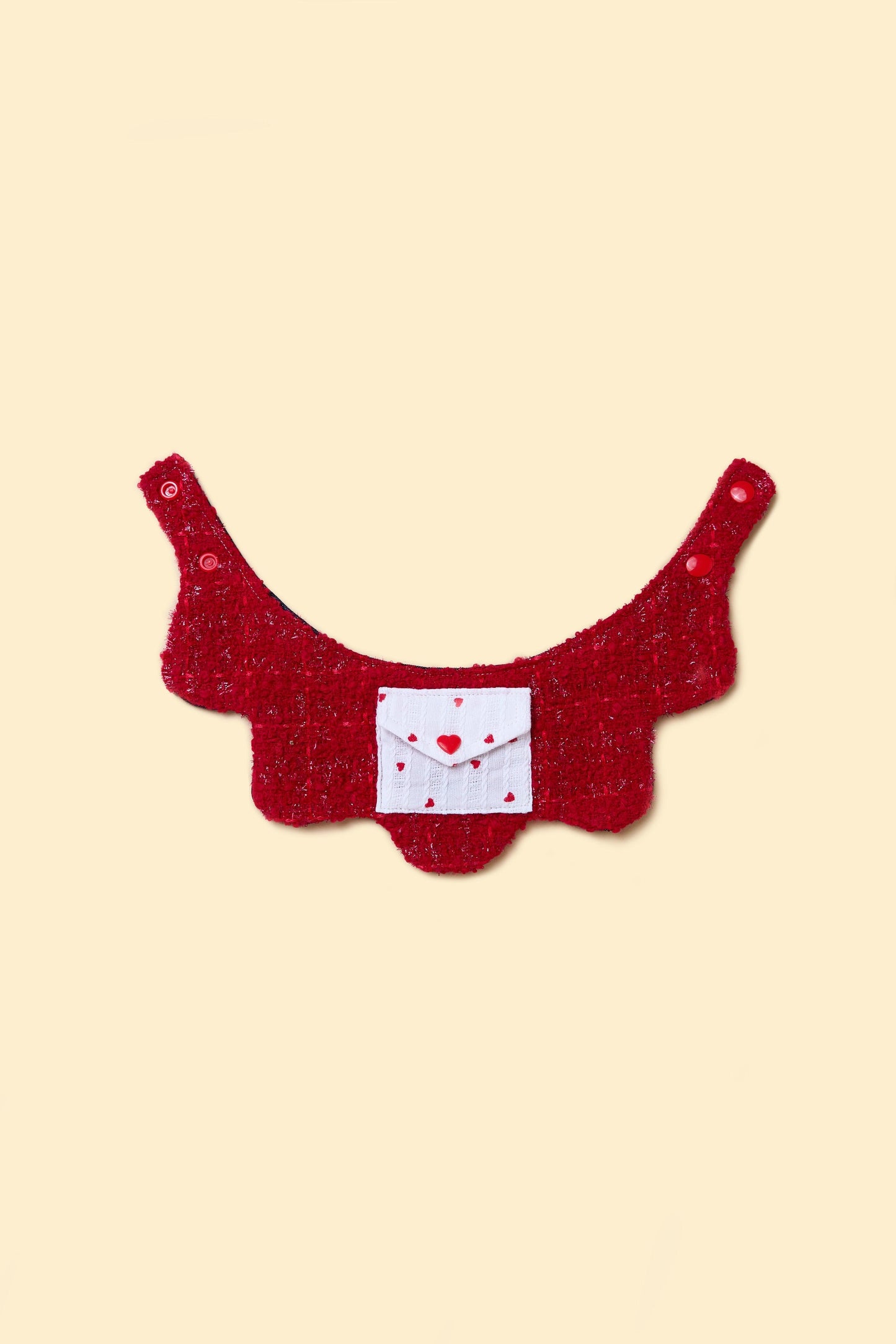 Love Note Reversible Handmade Bandana - BarkBarkBaby