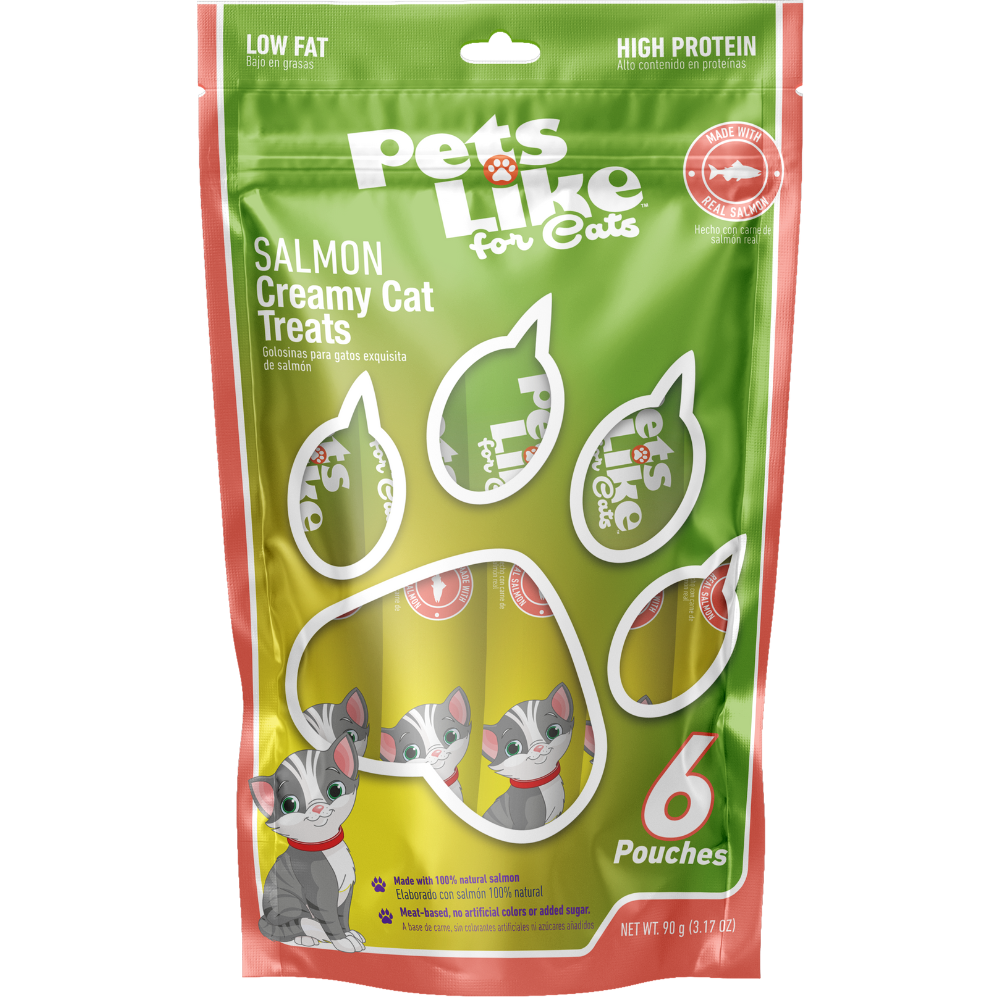 Pets Like Creamy Salmon Lickable Cat Treat (3.17 oz) - Pets Like Cat Treat - Farmacias Savia - Default Title - 6.92196E+12