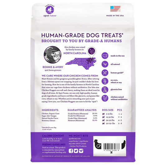 Spot Farms Dog Grain Free Nuggets Chicken (12oz) - dog treats - The Family Pet