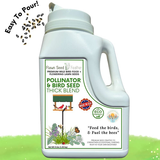 Pollinator & Wild Bird Seed Thick Bee Lawn Blend