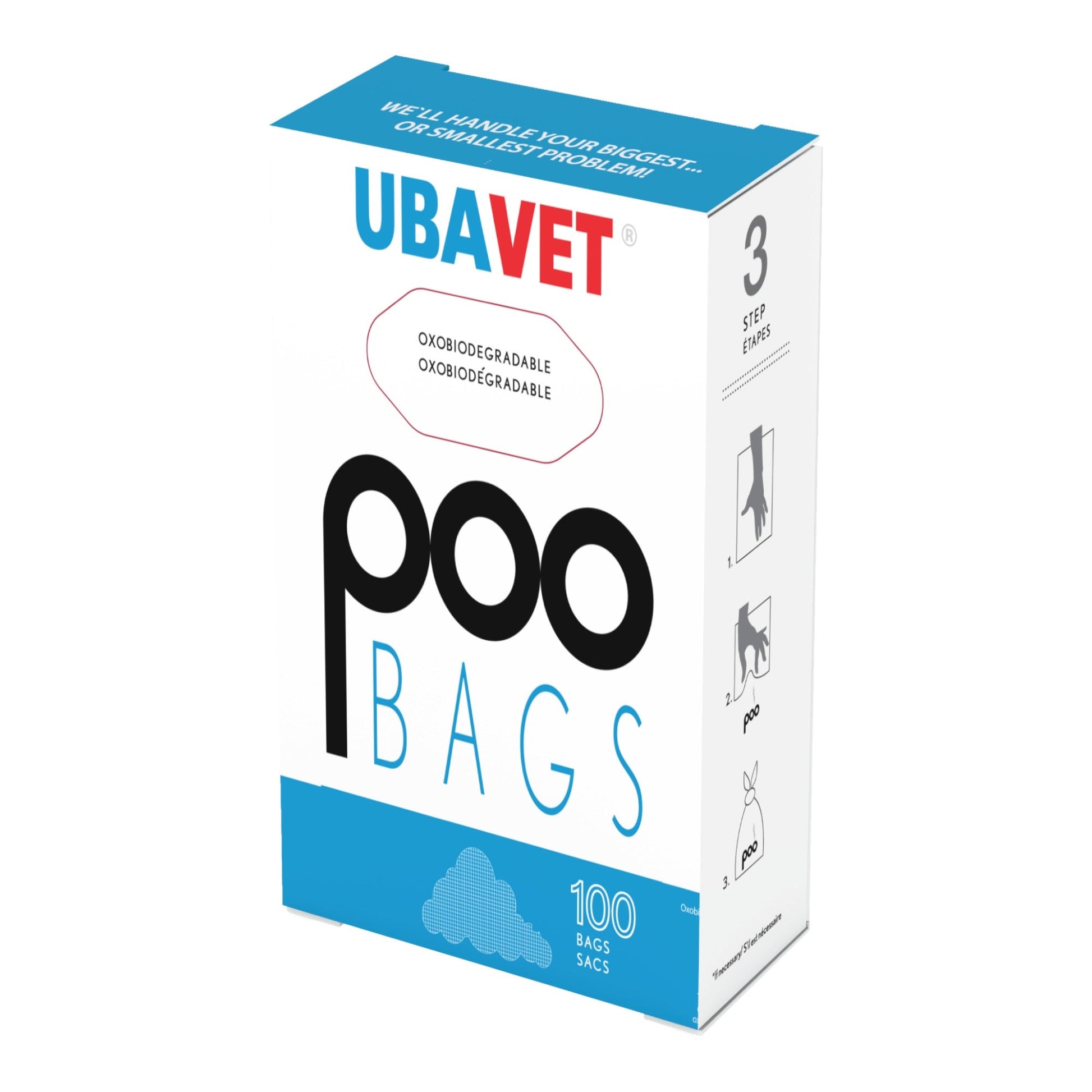 UBAVET DOO Extra-Long Durable Waste Bags for Dogs & Cats – (100-Pack) - Purrfect Pet Kingdom