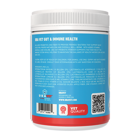 UbaVet Probiotics Gut Support