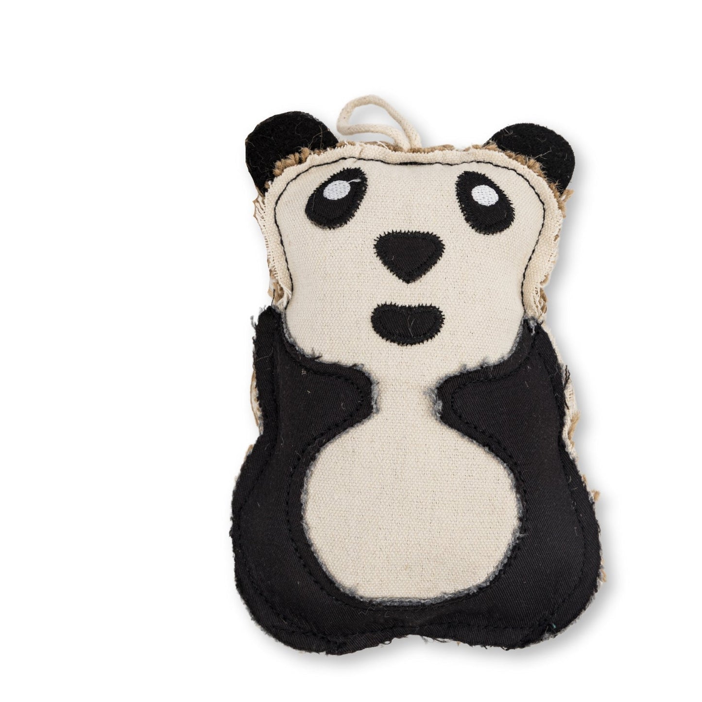 Panda Dog Chew Toy Canvas Jute Durable Safe ๐ผ