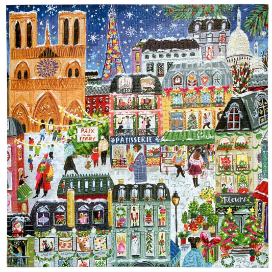 Paris Christmas 1000 Piece Jigsaw Puzzle eeBoo