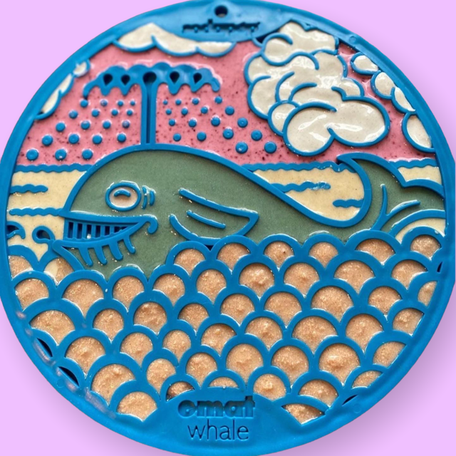 Whale eMat - Enrichment Lick Mat for Dogs and Cats - with