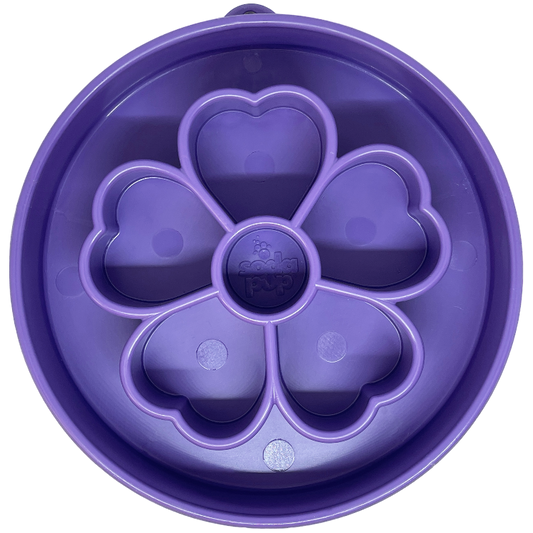 Flower Ebowl Deep Slow Feeder Dog Bowl For Enrichment USA - detail view for Pet Feeders & Bowls