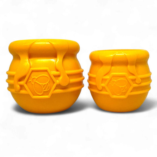 Honey Pot Dog Ecup Treat Dispenser Durable Pup X Rubber Toy - detail view